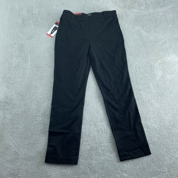 Dalia Womens Black Slim Fit Pants M With Tummy Control Panel NWT 4976 - Picture 1 of 9